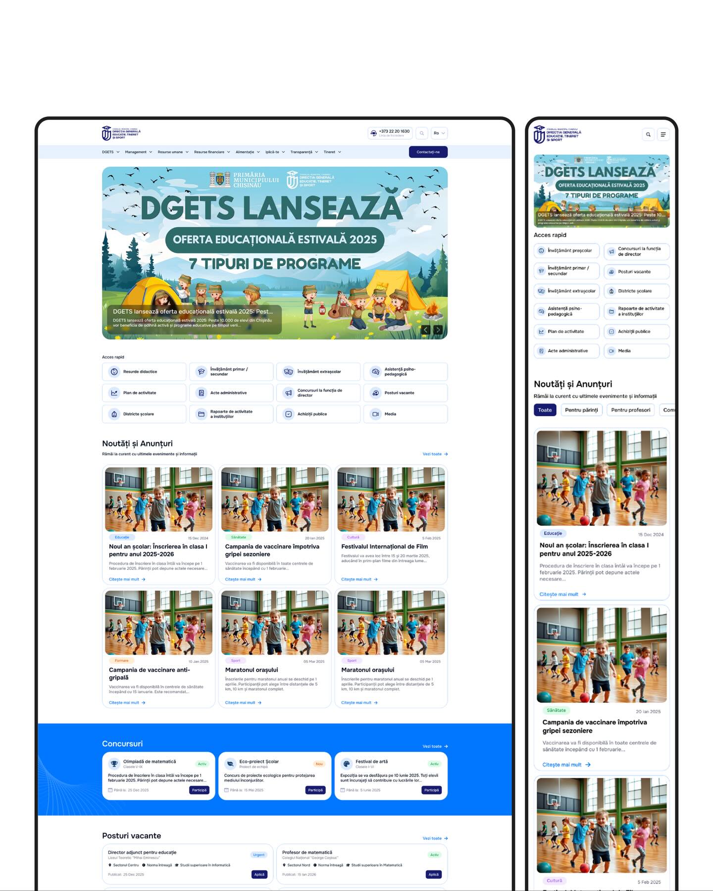DGETS.md – Platforma Educației din Chișinău project preview 3
