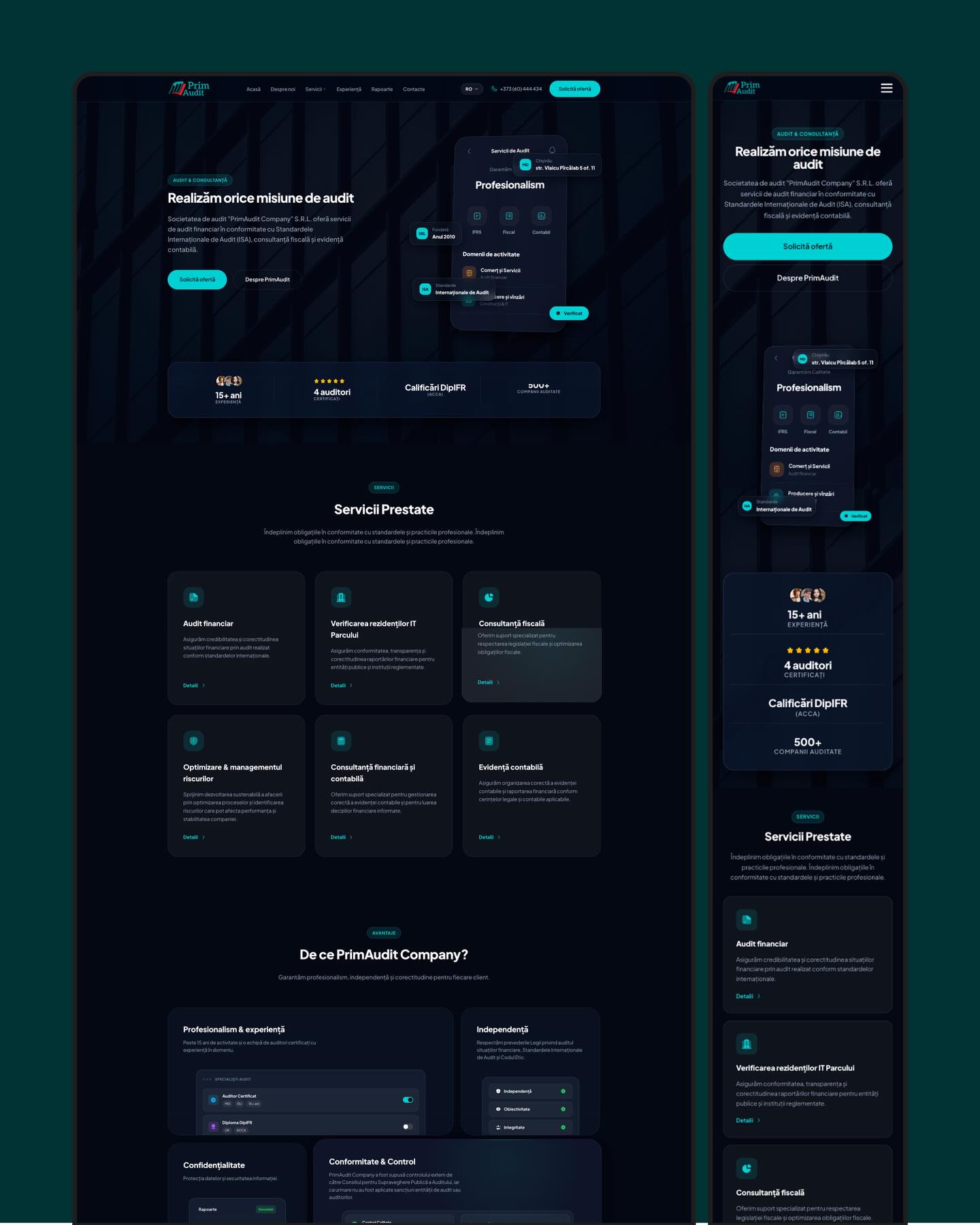 PrimAudit project preview 3